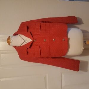 Vigoss Red Textured Jacket